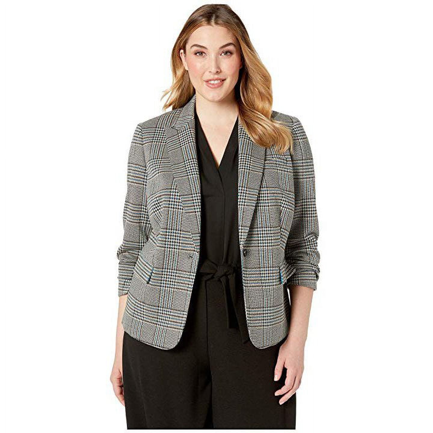 Anne klein one button blazer deals