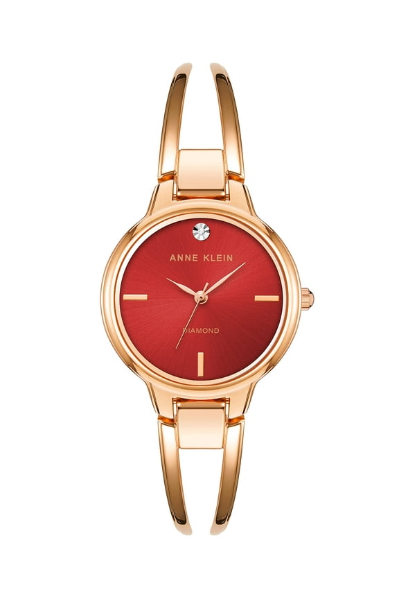 Women's Quartz Dress Watch Metal Strap, Rose Gold AK/2626BYRG