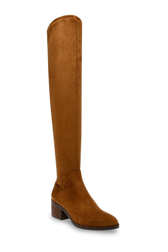 Womens Ainsley  Faux Suede Narrow Shaft Over-The-Knee Boots