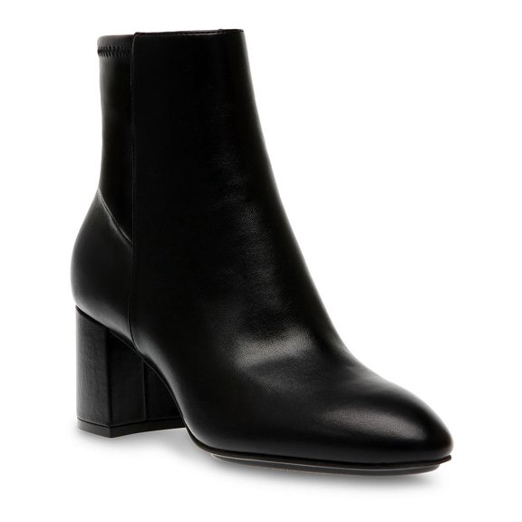 Anne Klein Womens Clara Block Heel Dress Booties Black 10M