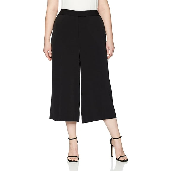 Anne Klein Womens Crepe Culottes Pants