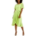 thumbnail image 1 of Anne Klein Womens Flutter Sleeve A-Line Cocktail and Party Dress, 1 of 1