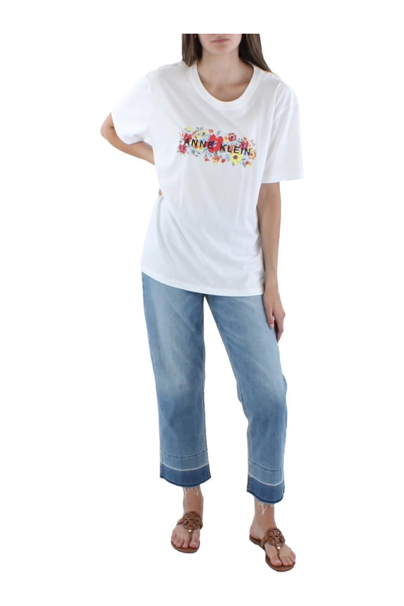 Womens Hayden Relaxed Crewneck Graphic T-Shirt