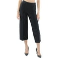 thumbnail image 1 of Anne Klein Womens High Rise Wide Leg Cropped Pants, 1 of 2
