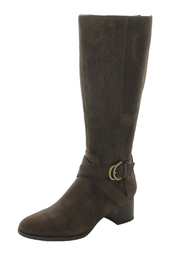 Womens Maelie Faux Suede Tall Knee-High Boots
