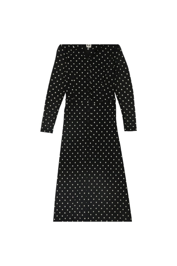 Womens Mesh Shirt Dress, Black, 0