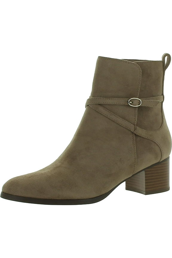 Womens Moore Padded Insole Faux Leather Ankle Boots