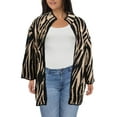 thumbnail image 1 of Anne Klein Womens Open Front Long Mock Turtleneck Sweater, 1 of 2