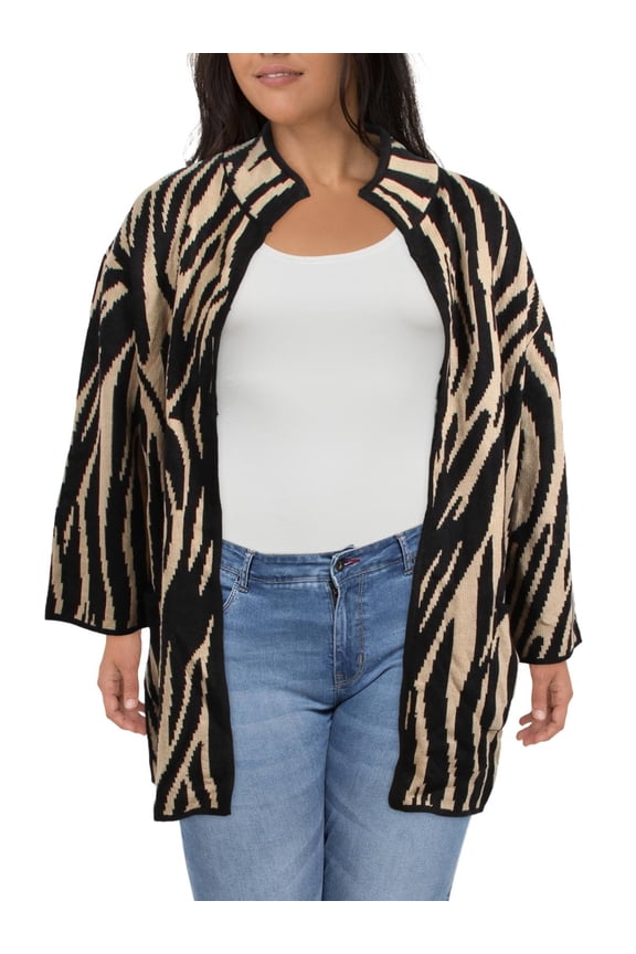 Womens Open Front Long Mock Turtleneck Sweater