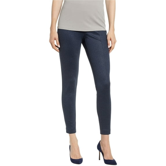 Anne Klein Womens Pull On Casual Leggings, Blue, 0