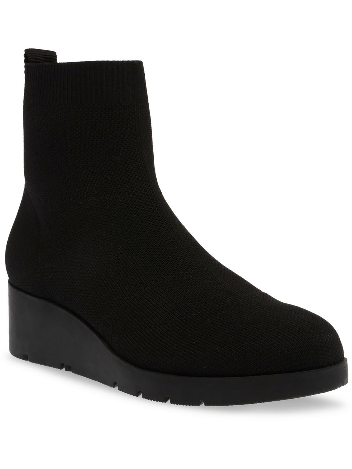 Anne Klein Womens Quest Ankle Wedge Mid Calf Boots