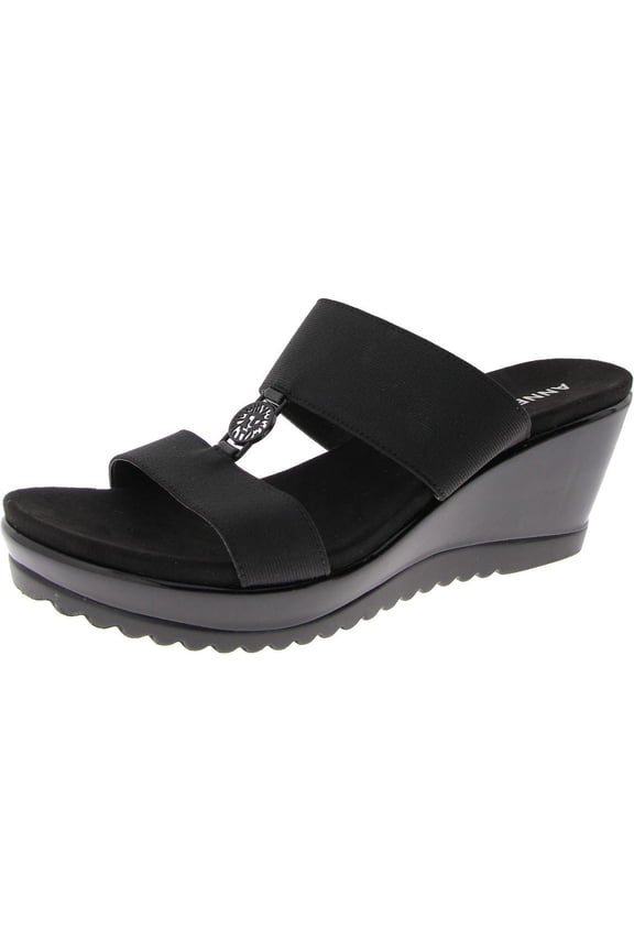 Womens Rikki Open Toe Platform Slide Sandals