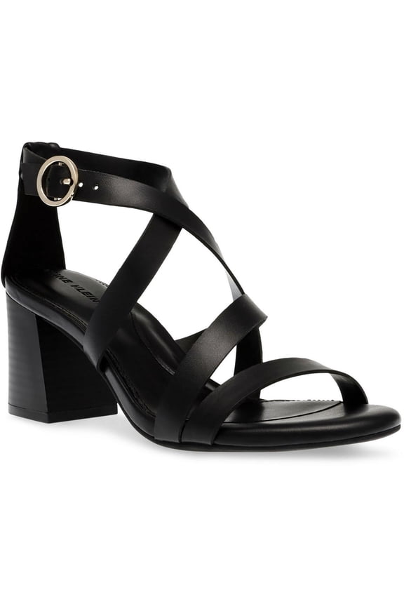 Womens Rowen Strappy Faux Leather Strappy Sandals