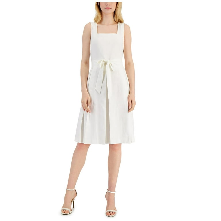 Anne klein linen dress online