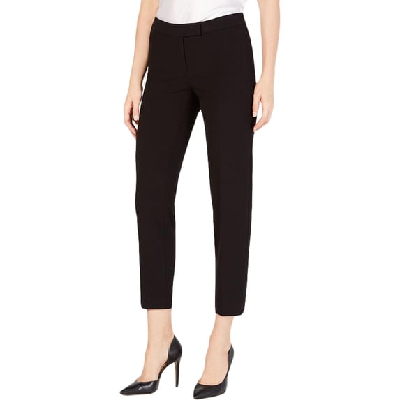 Anne Klein Womens Slim Leg Stretch Pants