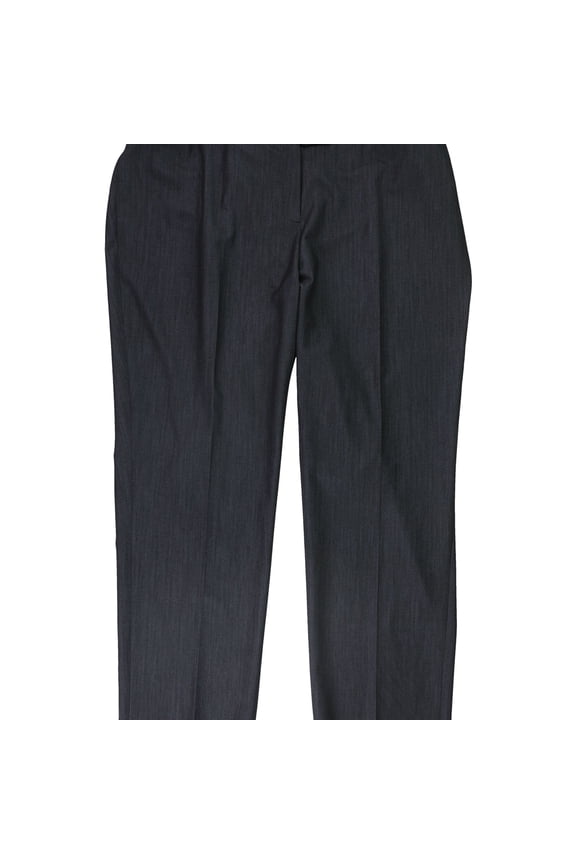 Womens Solid Casual Trouser Pants, Blue, 18