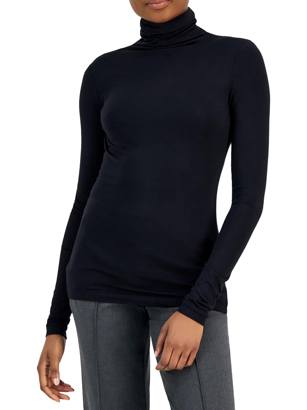 Blouse Guess Femme Noire - Col Roulé Stretch - Petite Taille S - Dos Nu Peek-a-Boo