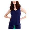 thumbnail image 1 of Anne Klein Womens V-Neck Knit Tank Top Sweater, 1 of 3
