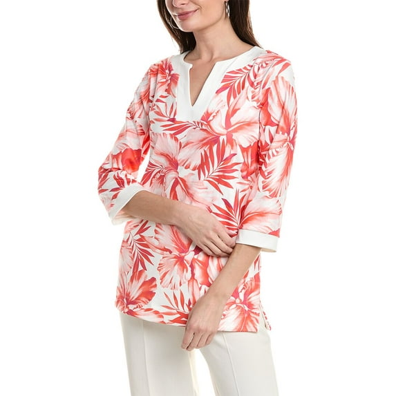 Anne Klein womens Boat Neck Dolman Top, L, White