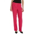 thumbnail image 1 of Anne Klein womens  Fly Front Extend Tab Ankle Pant, 2, Pink, 1 of 2