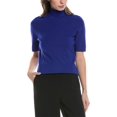 thumbnail image 1 of Anne Klein womens  Half Sleeve Turtleneck Sweater, xs, Blue, 1 of 2