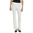 thumbnail image 1 of Anne Klein womens  High-Rise Pull-On Bootleg Pant, XS, White, 1 of 2