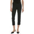 thumbnail image 1 of Anne Klein womens  Pull-On Slim Crop Pant, S, Black, 1 of 3