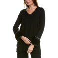 thumbnail image 1 of Anne Klein womens  V-Neck Sweater, s, Black, 1 of 2