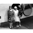 thumbnail image 1 of Anne Lindbergh And Mary Pickford Taking Part In The Christening Ceremonies Of Tri-Motored Plane To Be Flown By Charles, 1 of 2