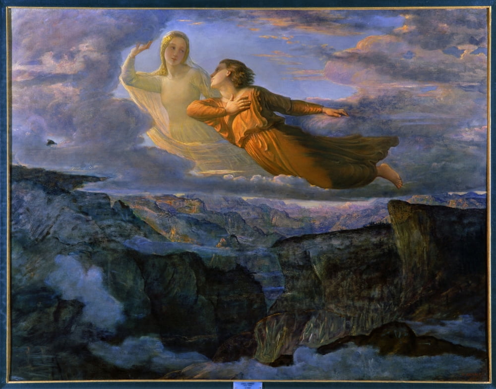 Anne Louis Francois Janmot (1814-1892) French School Canvas Art - (36 x 24)