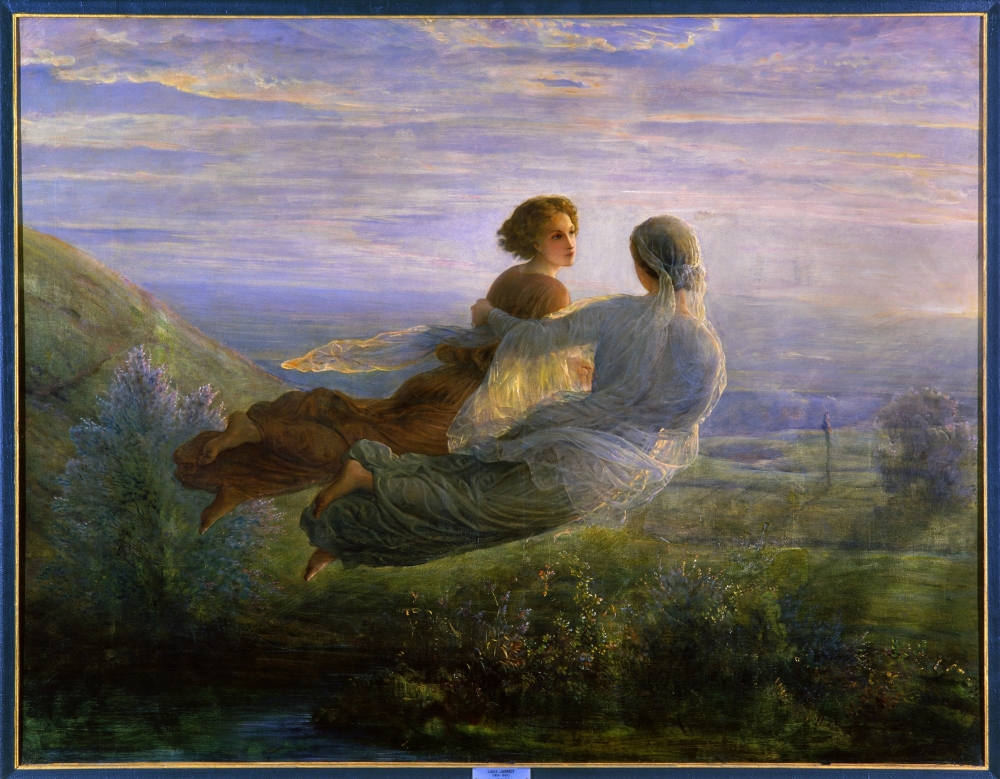 Anne Louis Francois Janmot (1814-1892) French School Canvas Art -  (36 x 24)