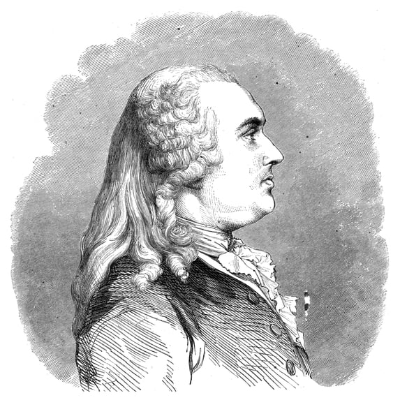 Anne Robert Turgot N(1727-1781). Baron De L'Aulne. French Statesman And Economist. Wood Engraving French 19Th Century
