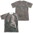 thumbnail image 1 of Anne Stokes - Angel Rose (Front/Back Print) - Short Sleeve Shirt - Small, 1 of 2