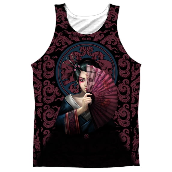 Anne Stokes - Geisha Skull - Tank Top - X-Large