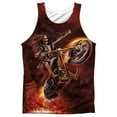 thumbnail image 1 of anne stokes men's  hellrider mens tank white, 1 of 2