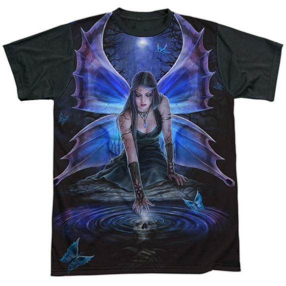 Anne Stokes - Immortal Flight - Short Sleeve Black Back Shirt - Small