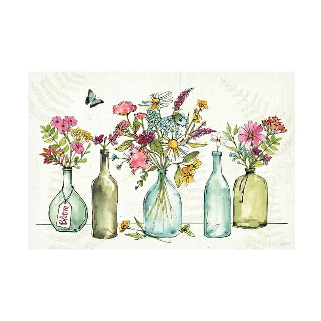 Anne Tavoletti 'Simply Petals I' Canvas Art