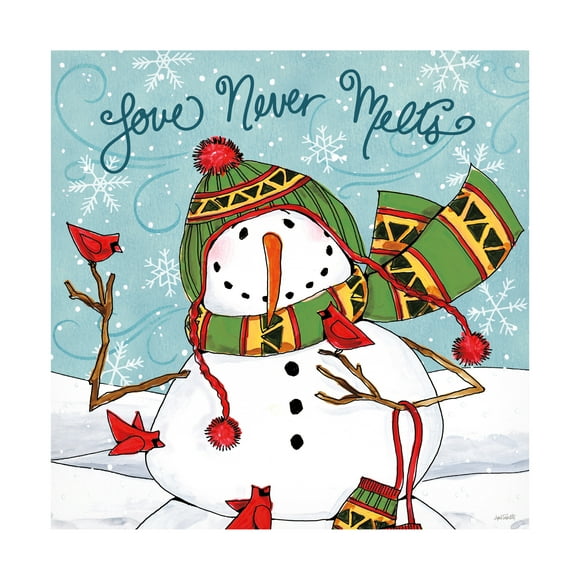 Anne Tavoletti 'Snowplace Like Home V' Canvas Art