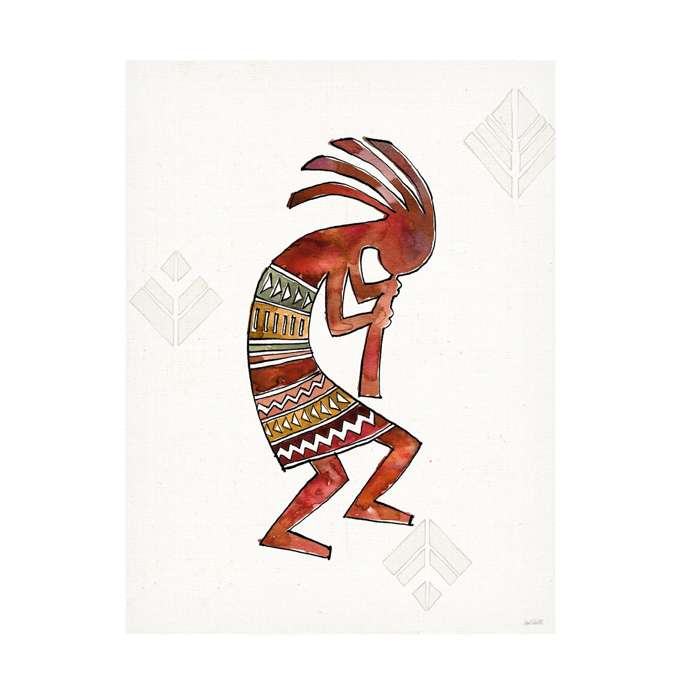 Anne Tavoletti 'Southwest Flair II' Canvas Art