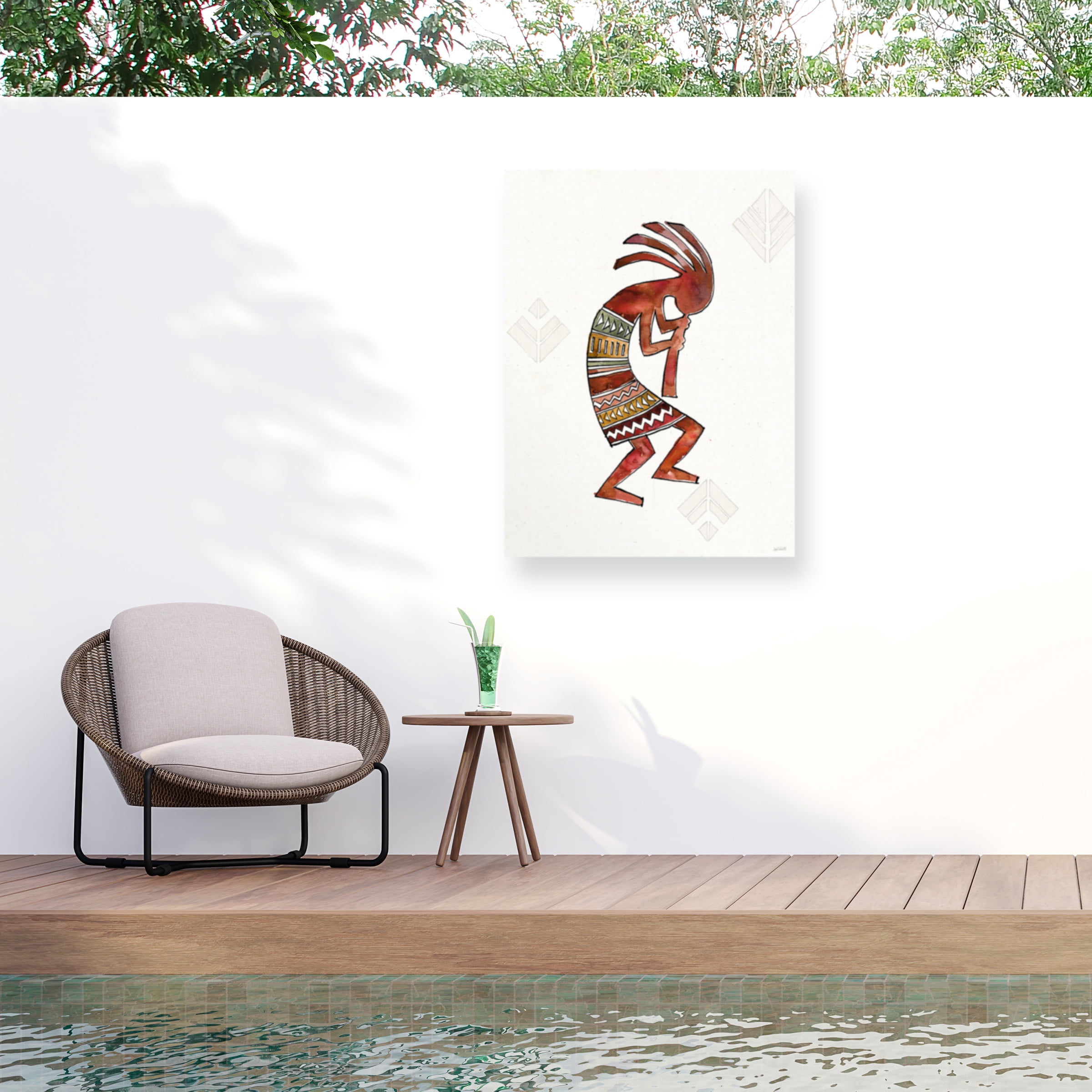 Anne Tavoletti 'Southwest Flair II' Outdoor All-Weather Wall Decor
