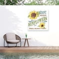 thumbnail image 1 of Anne Tavoletti 'Sunflower Fields IV' Outdoor All-Weather Wall Decor, 1 of 3
