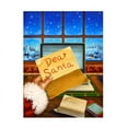 thumbnail image 1 of Anne Wertheim 'Dear Santa' Canvas Art, 1 of 3