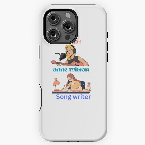 Anne Wilson Art Country Music Singer Phone Case for iPhone 16 15 14 13 12 11 Pro Max - Aesthetic Phone M97
