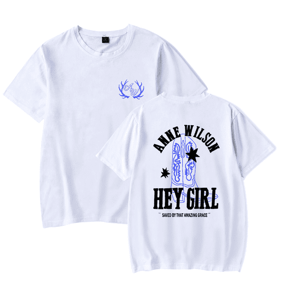 Anne Wilson Merch Hey Girl Boot Tee Unisex Fashion Country Music Short Sleeve Shirt Sweatwear Streetshirt Cool Summer T-Shirt