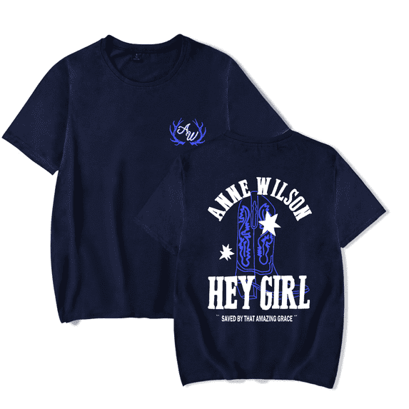 Anne Wilson Merch Hey Girl Boot Tee Unisex Fashion Country Music Short Sleeve Shirt Sweatwear Streetshirt Cool Summer T-Shirt