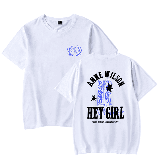 Anne Wilson Merch Hey Girl Boot Tee Unisex Fashion Country Music Short Sleeve Shirt Sweatwear Streetshirt Cool Summer T-Shirt
