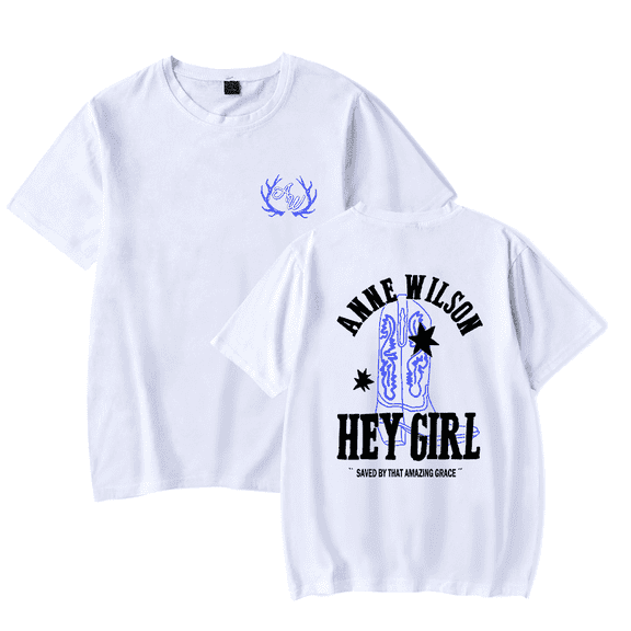 Anne Wilson Merch Hey Girl Boot Tee Unisex Fashion Country Music Short Sleeve Shirt Sweatwear Streetshirt Cool Summer T-Shirt