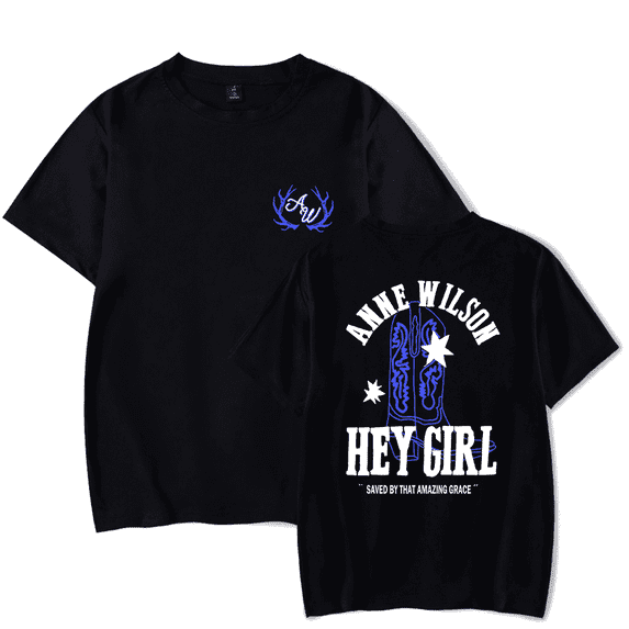 Anne Wilson Merch Hey Girl Boot Tee Unisex Fashion Country Music Short Sleeve Shirt Sweatwear Streetshirt Cool Summer T-Shirt