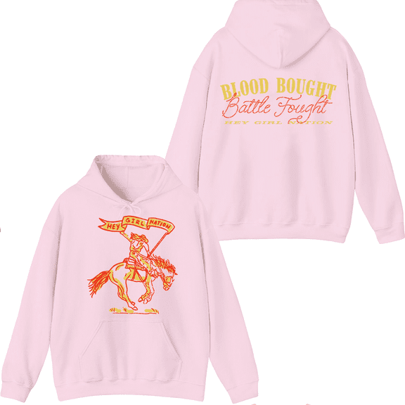 Anne Wilson Merch Hey Girl Nation Battle Fought Hoodie Printed Hoodies Unisex Long Sleeve Pullover