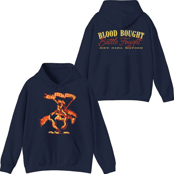 Anne Wilson Merch Hey Girl Nation Battle Fought Hoodie Printed Hoodies Unisex Long Sleeve Pullover